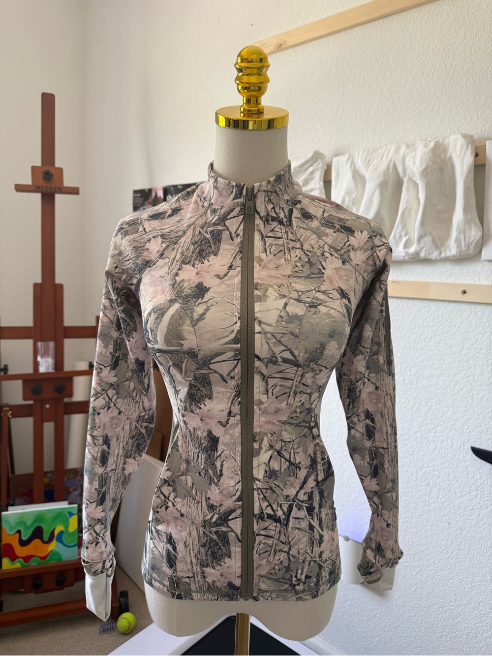 Buffbunny Camo Zip-Up Jacket